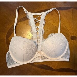 Victoria's Secret Very Sexy 34B Lace Push Up Bra Laced Racerback